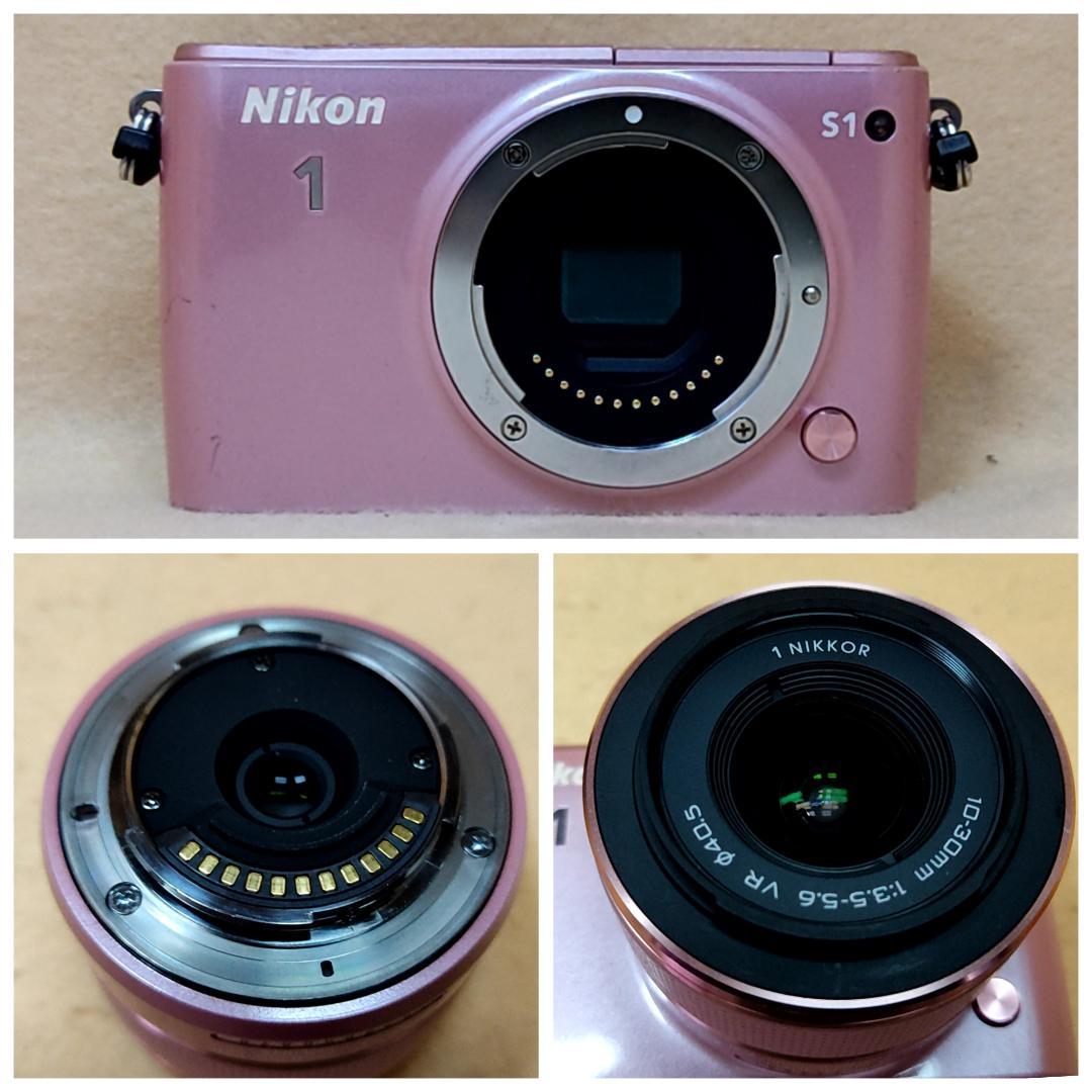 Nikon 1 S1 ピンク ミラーレスカメラ