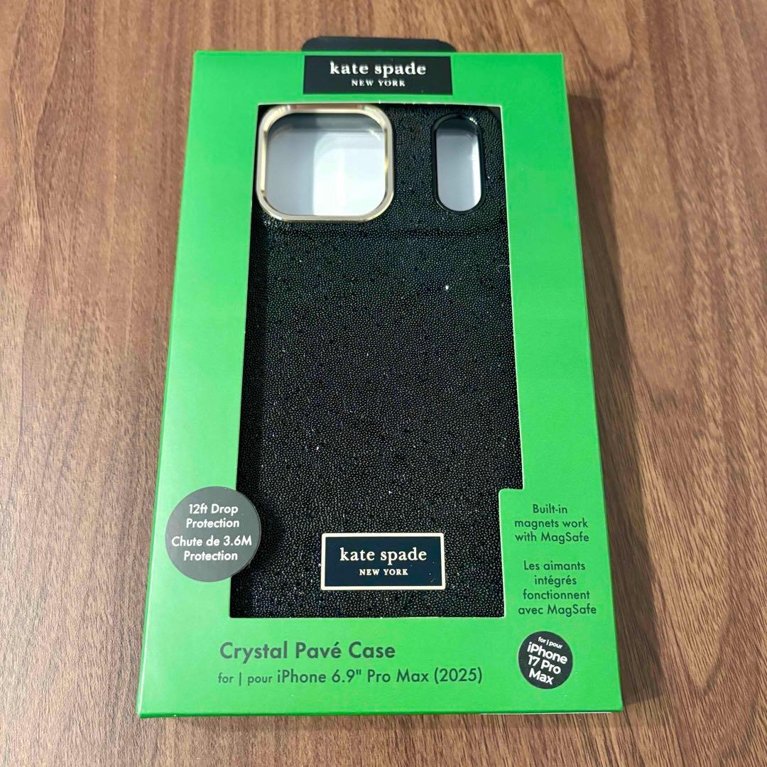 ケイトスペード Crystal Pave iPhone17ProMaxケース
