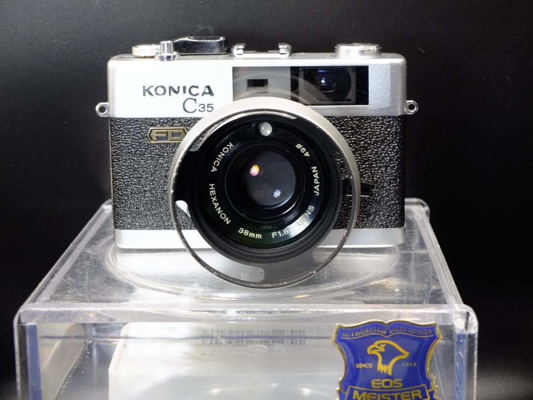 コニカC35FDシルバー／ヘキサノン38mmf1.8【実写確認済整備品】