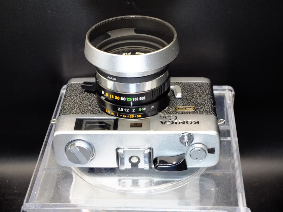 コニカC35FDシルバー／ヘキサノン38mmf1.8【実写確認済整備品】
