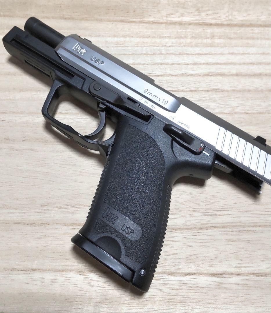 タナカ Hk USP ガスブローバックステンレス調 二丁& カスタム品
