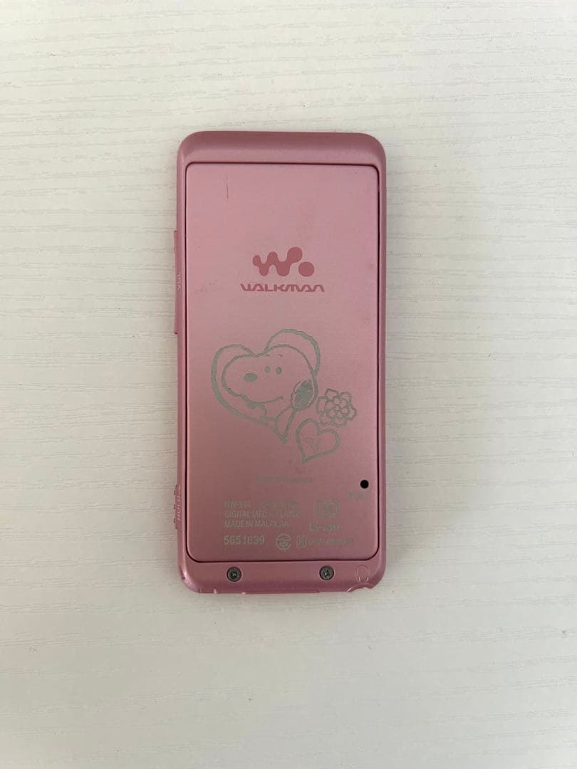 SONY WALKMAN NW-S14 ピンク／スヌーピー刻印モデル