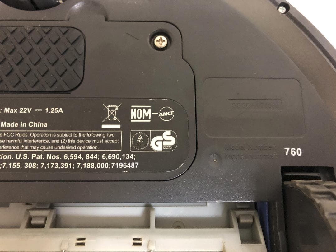 iRobot ルンバ760/電池以外の付属品完備/中古動作品3B