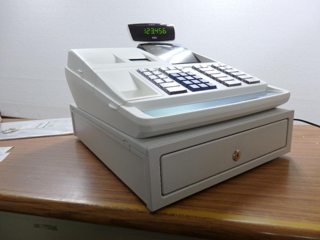8130 新品 店名・領収証設定無料　東芝テック5部門 レジスター MA-500