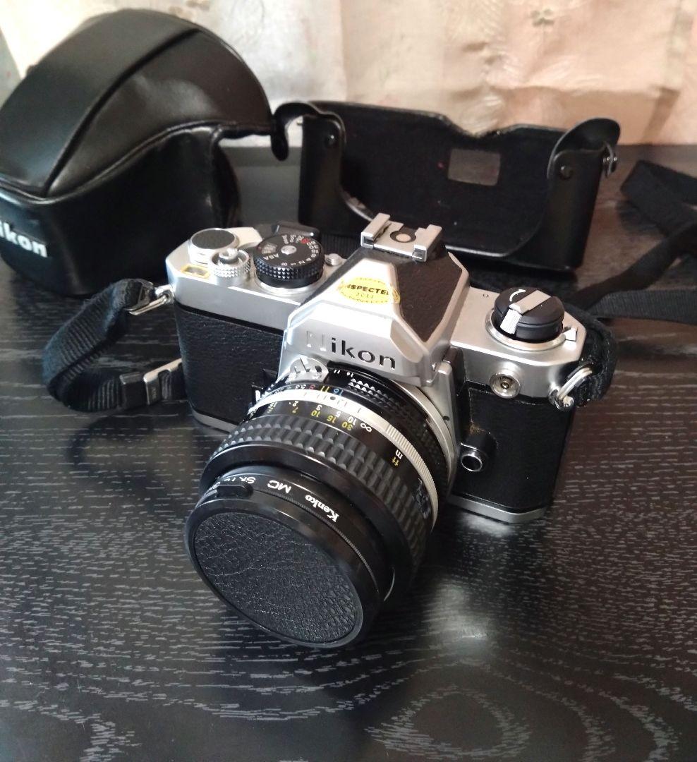 Nikon 一眼レフ フィルムカメラ とソフトケース CF-27 黒ジャンク品