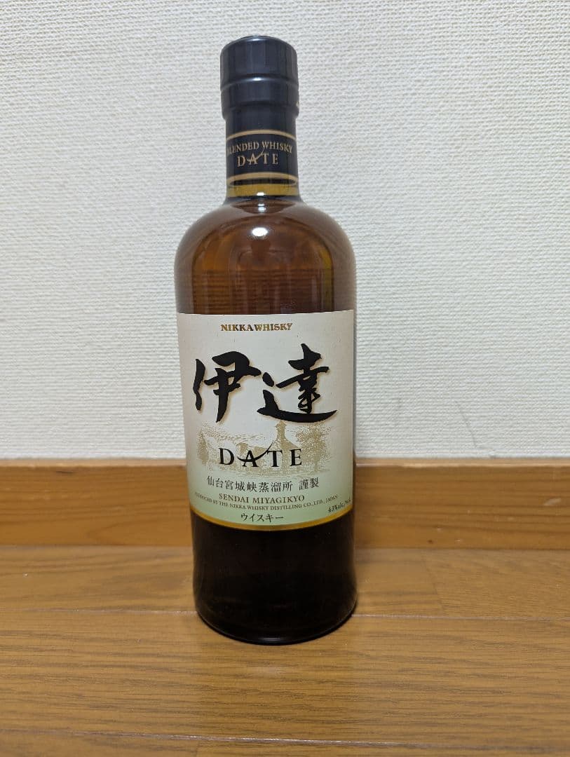 ニッカ　ウィスキー　伊達 箱あり