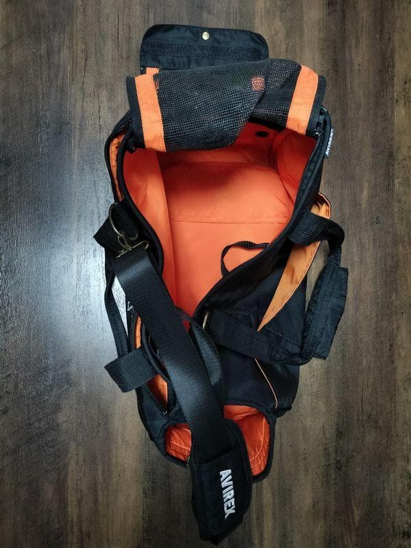AVIREXペットキャリーバッグ MA-1風 小型犬ショルダー トート ブラック