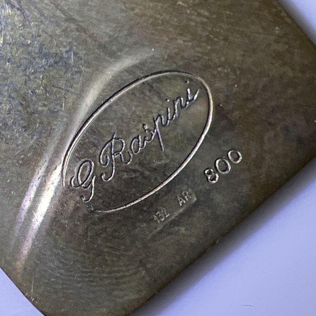 800刻印　銀製彫金ルーペ　約170g ケース付東Y8-0306☆2Fトヒコヒ