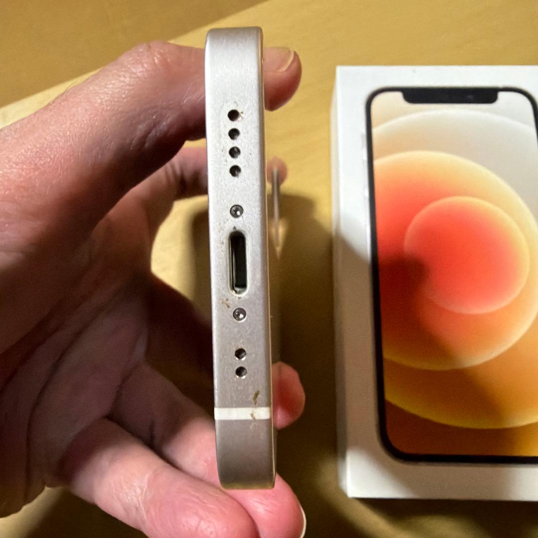 ［ジャンク品］iPhone 12 miniホワイト 箱付き