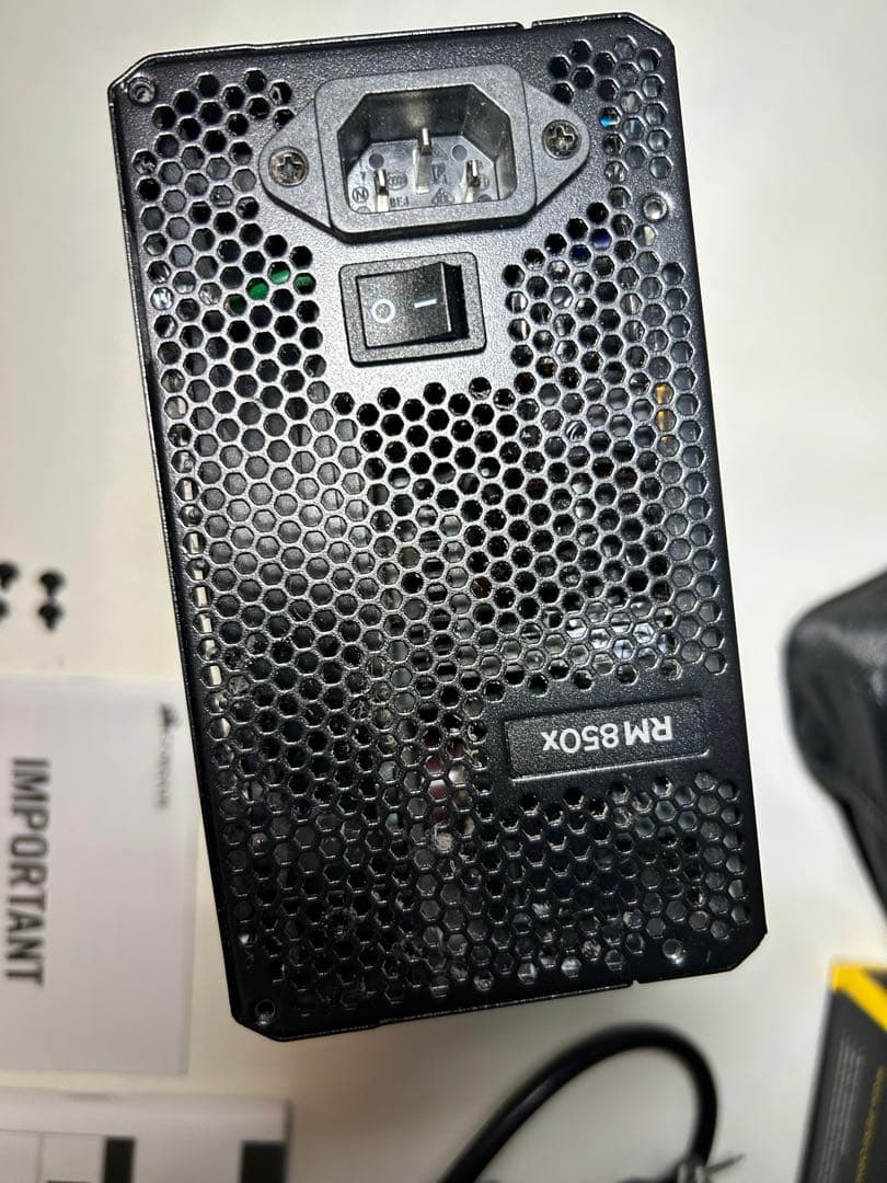 Corsair RM850x 850W PC電源ユニット動作確認済み付属品あり