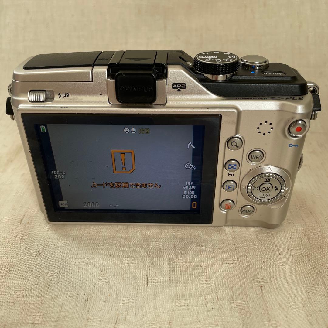 OLYMPUS PEN E-PL2 ミラーレス一眼 ダブルズーム※キャップ欠品