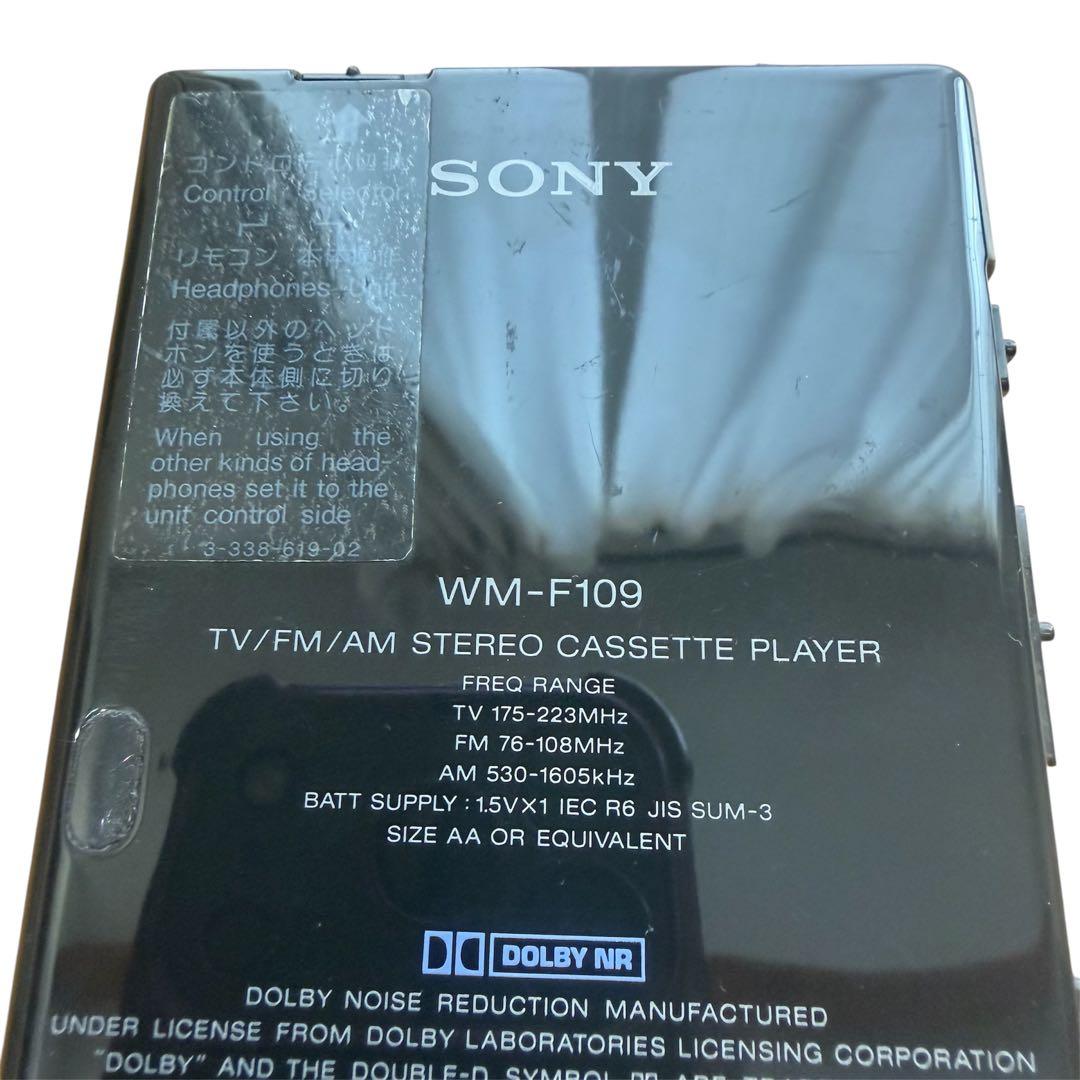 【希少品・入手困難】SONY WALKMAN WM-F109カセットプレーヤー