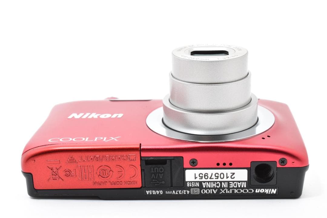 【極美品】Nikon COOLPIX A100 スマホ転送 コンデジ 855