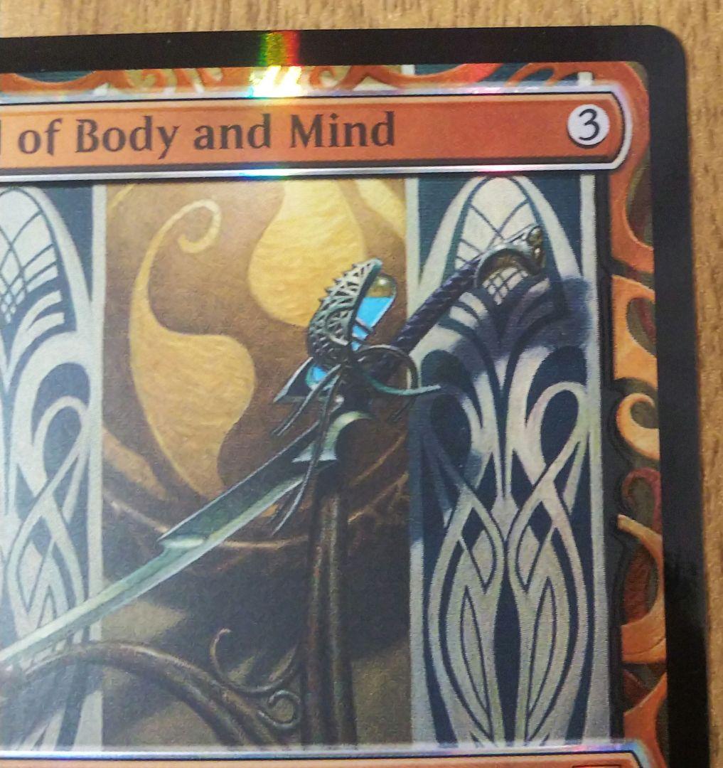 【美品】MTG 肉体と精神の剣Swordof BodyandMind部分foil