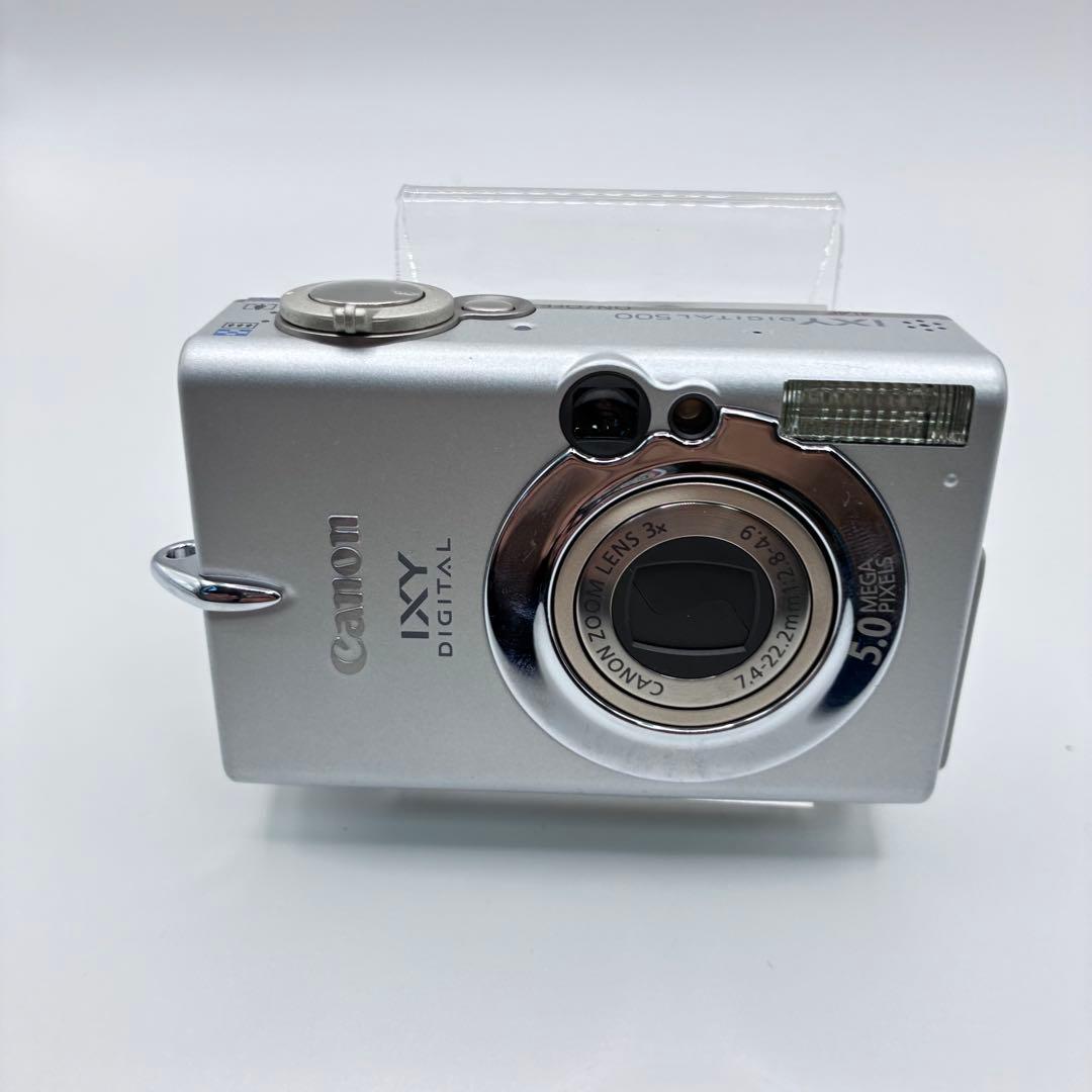 箱付きCanon IXY DIGITAL 500 キヤノン デジカメ シルバー