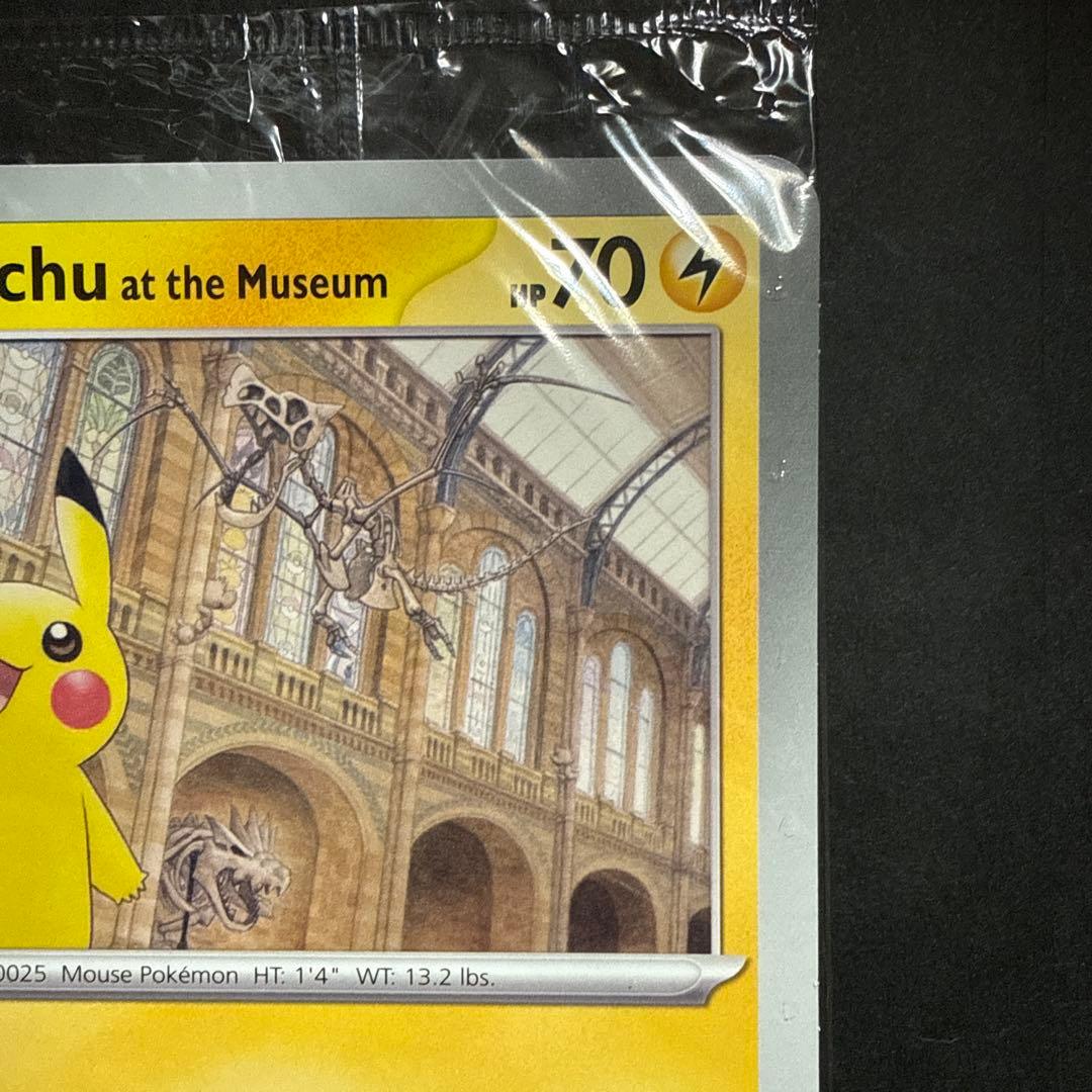 イギリス　ロンドン　自然史博物館ピカチュウ　プロモカード　検品済み品⑥