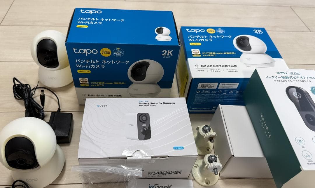 スマートインターフォン 監視カメラ 見守りカメラ セット売り Tapo他