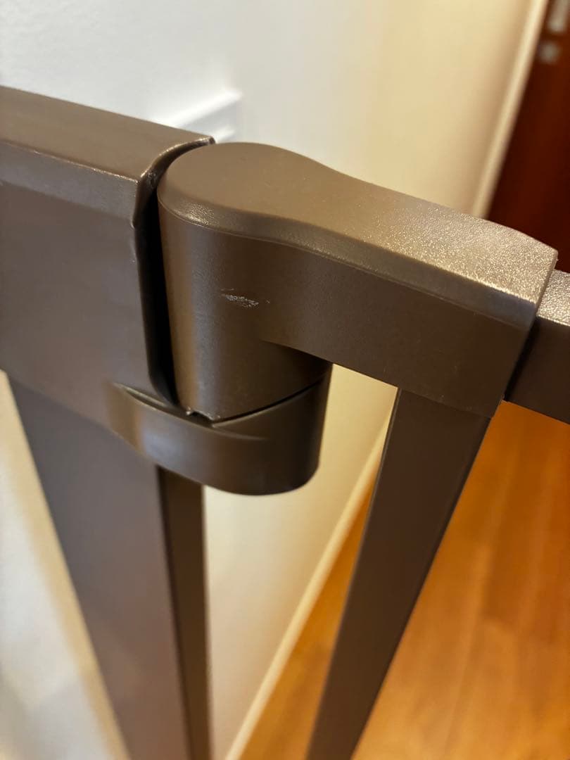 突っ張りペットゲート扉付き　高さ120㎝　ブラウン　ワンモード