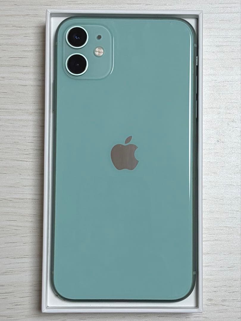 【美品】iPhone11 64GB SIMフリー 動作良好 箱・充電ケーブル付