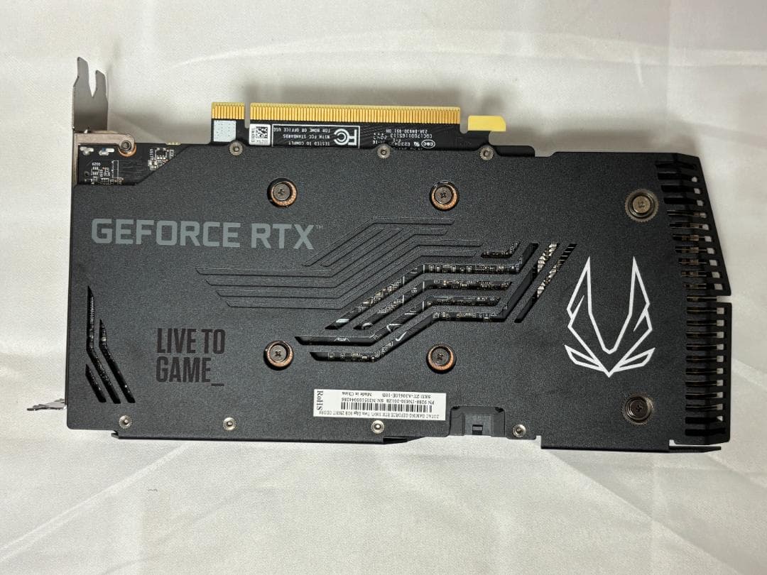 【美品】ZOTAC RTX 3060 Ti 8GB Twin Edge