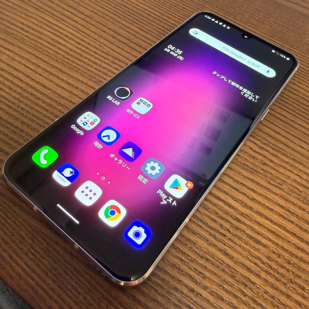 超美品 LG V60 ThinQ 5G A001LG スマホ 本体