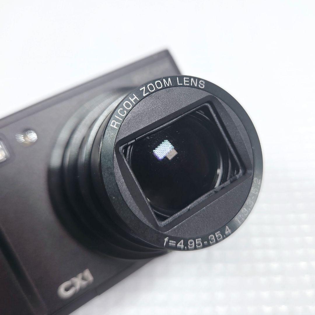 RICOH CX1 ブラック コンデジ　純正ケース付き