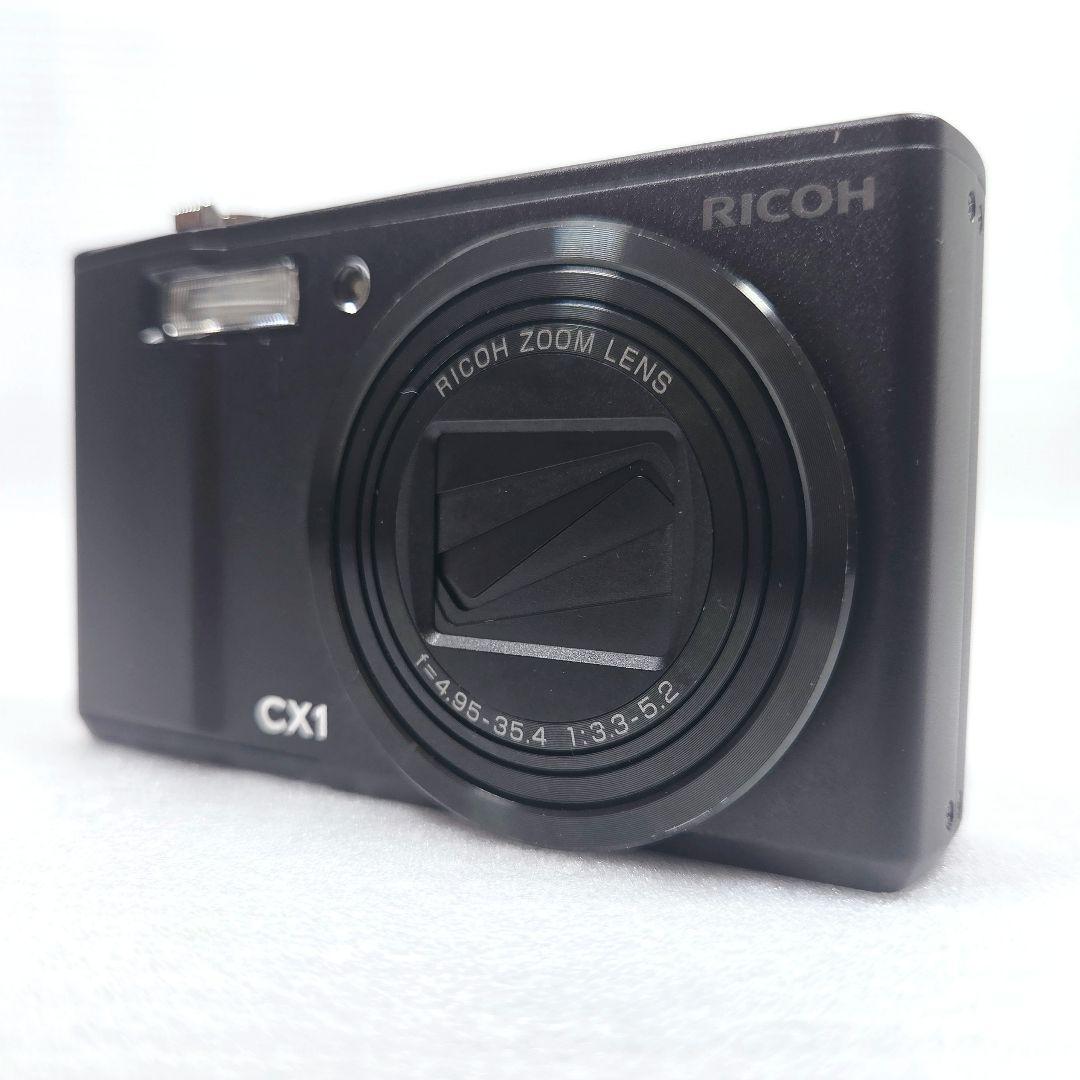 RICOH CX1 ブラック コンデジ　純正ケース付き