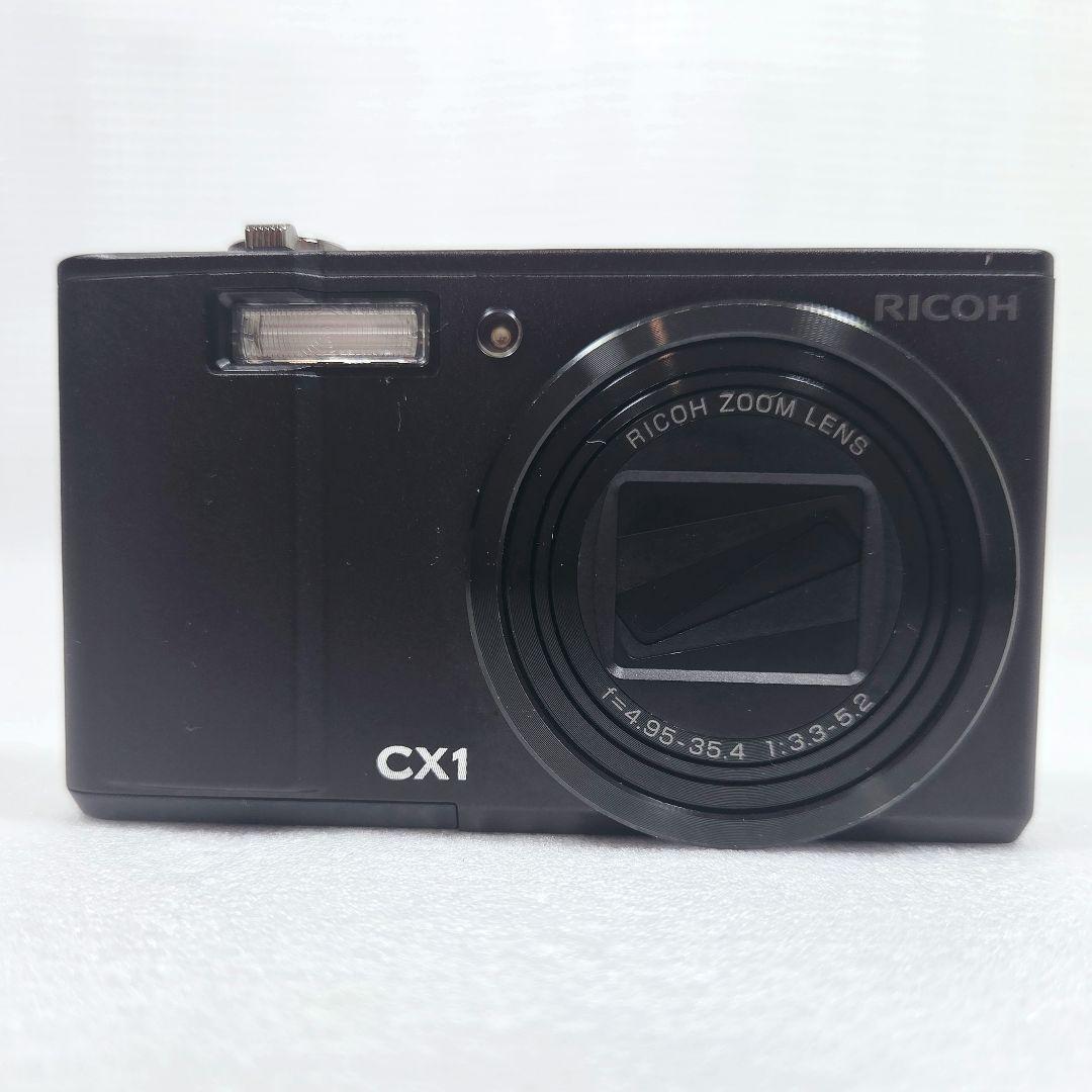 RICOH CX1 ブラック コンデジ　純正ケース付き