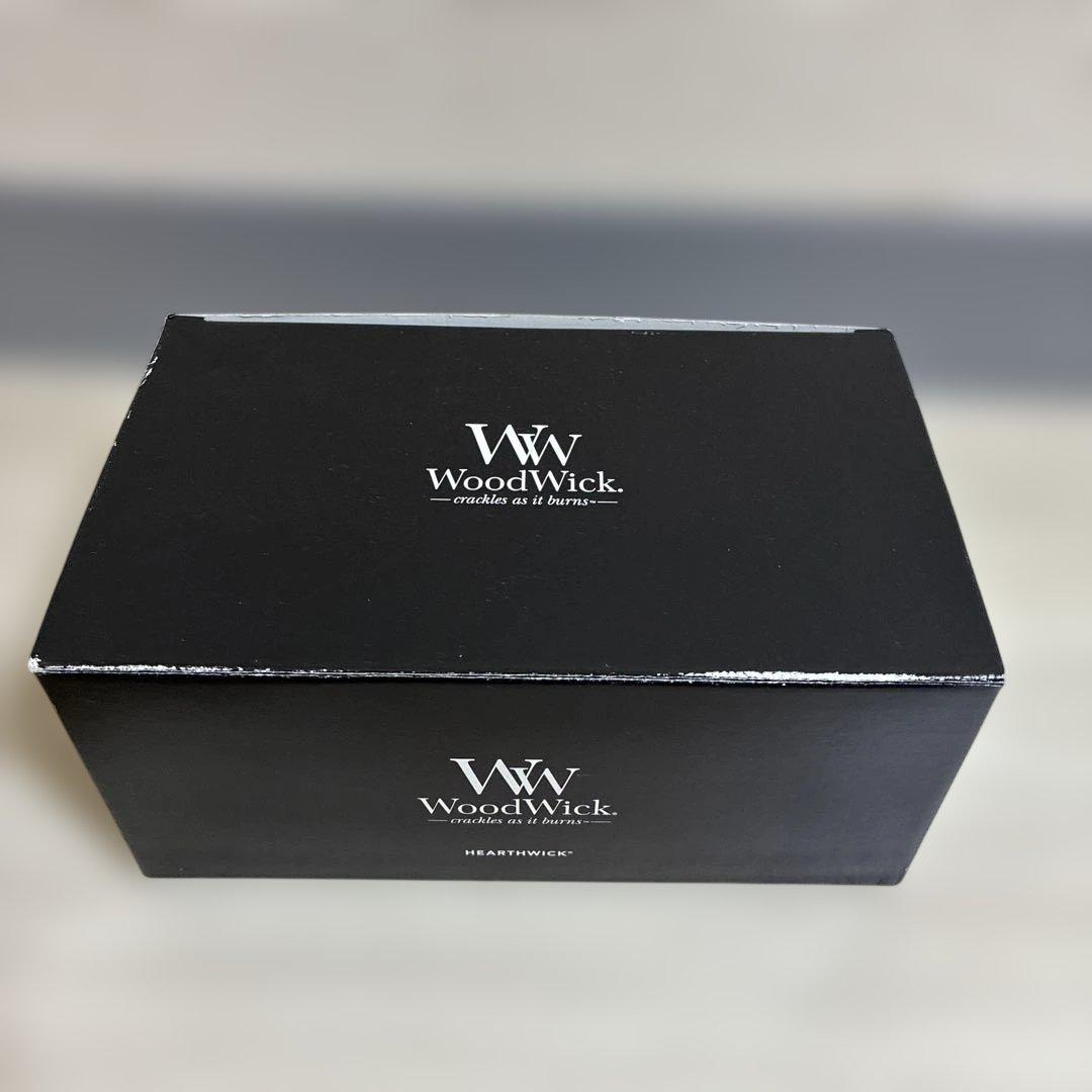 WoodWick キャンドル VANILLA&SEA SALT シェード