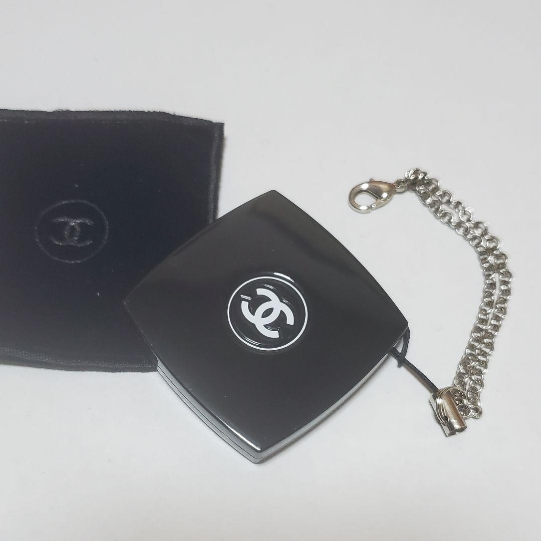 美品 非売品 CHANEL ダブルミラー ストラップ 鏡 シャネル ノベルティ