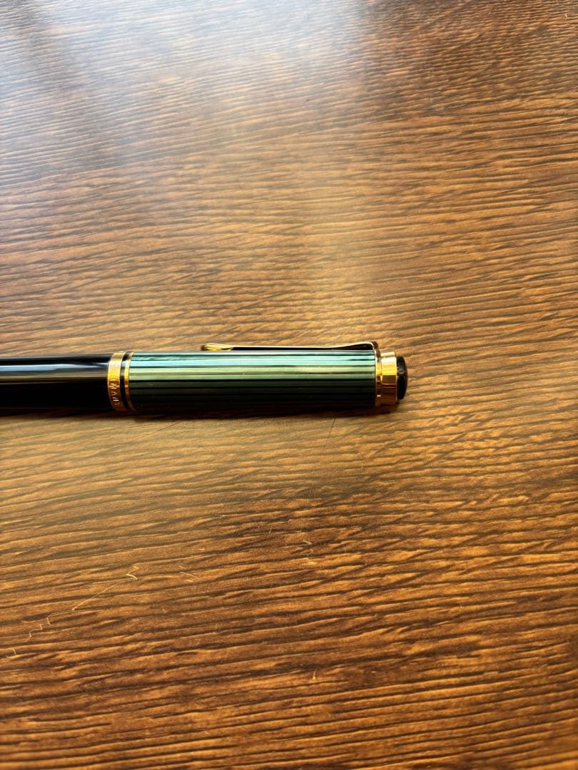 【値下げ不可・貴重】ペリカン K600 緑縞 ボールペン