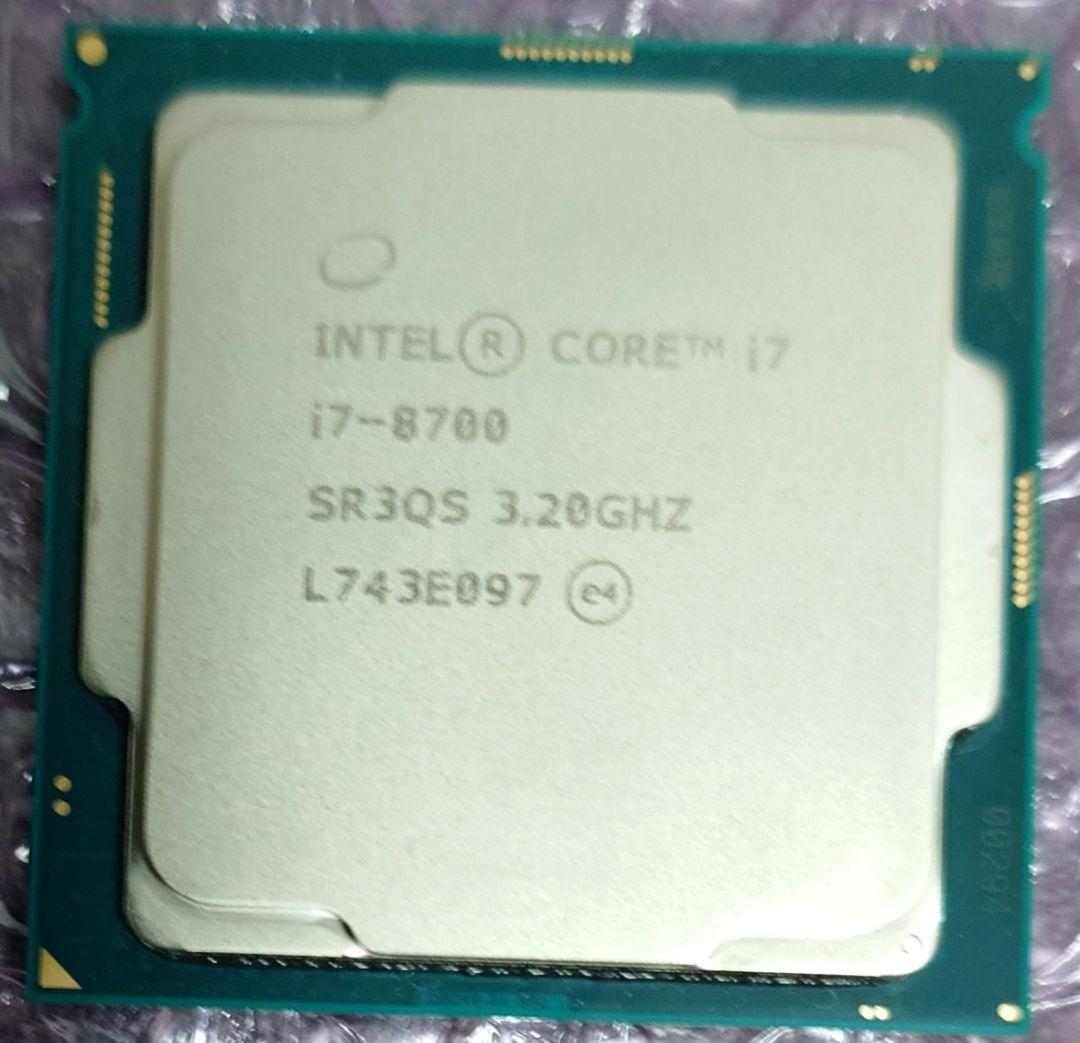 CPU Intel i7 i7-8700 3個セット