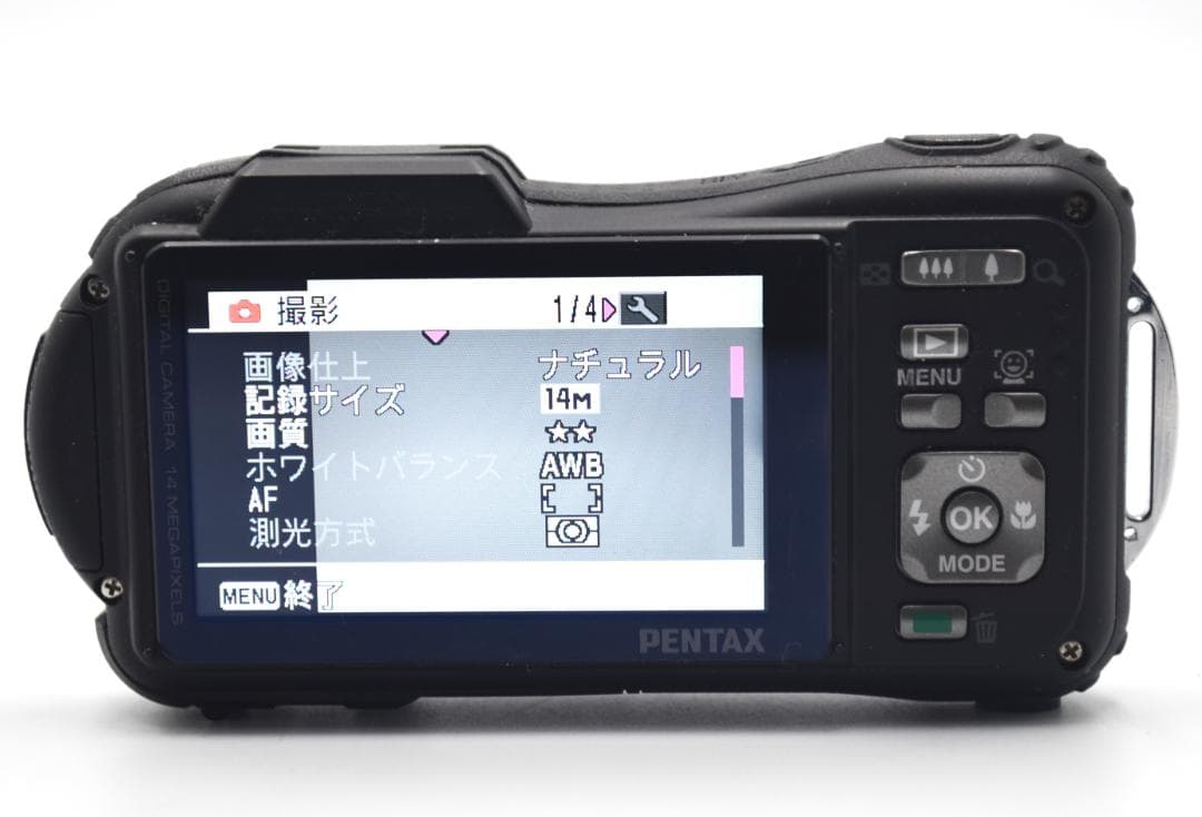 PENTAX WG-10 （ブラック） 防水 耐衝撃 デジタルカメラ