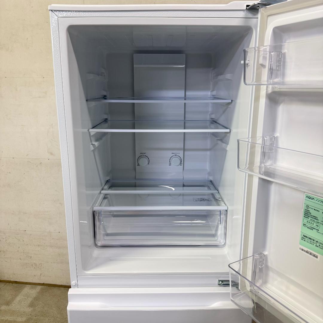 AQUA 冷蔵庫 小型 一人暮らし 200L 2024年製 KR0222