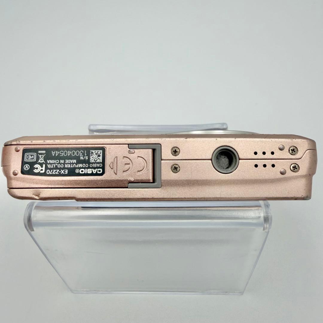 【動作確認済み】CASIO EX-Z270 ピンク コンデジ 19-53
