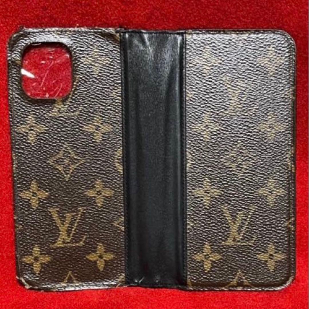 [LOUIS VUITTON]LVモノグラム手帳型スマホケース　iPhone11