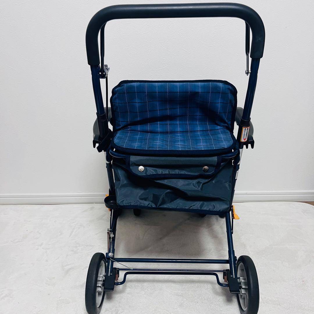 美品 シルバーカー 幸和製作所 手押し車 介護カート 福祉用具 折りたたみ
