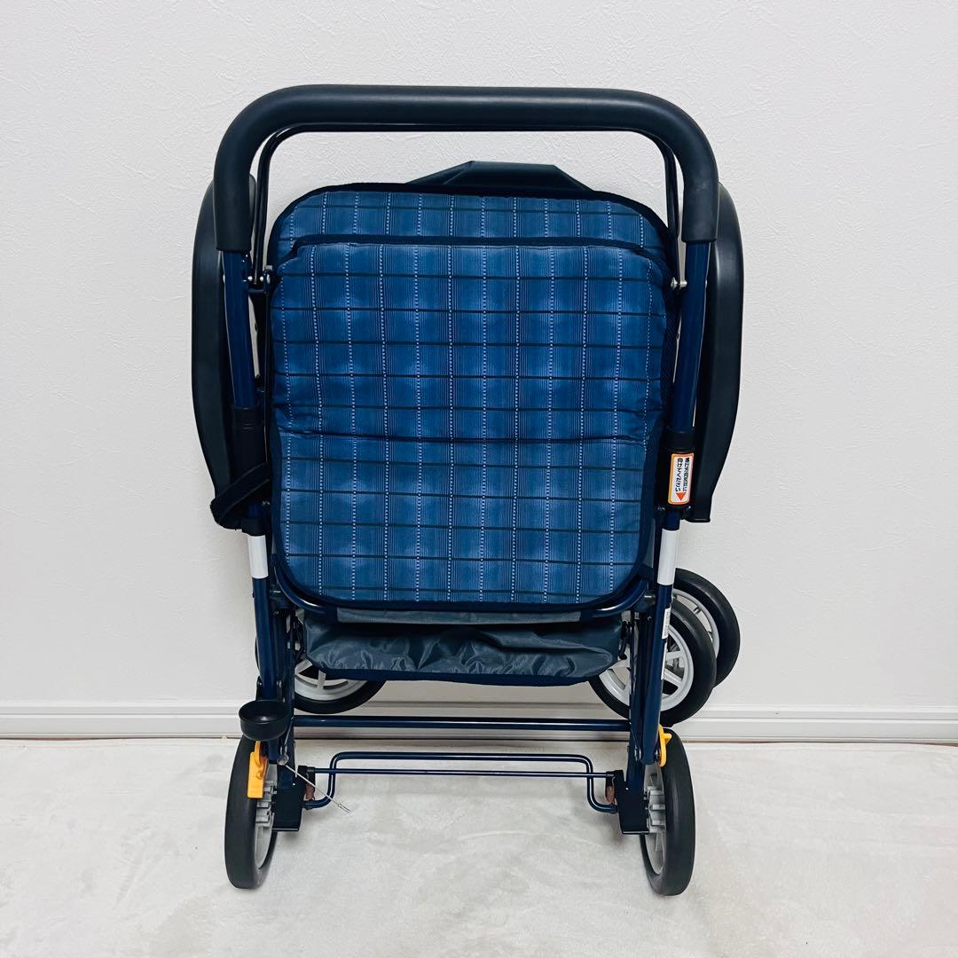 美品 シルバーカー 幸和製作所 手押し車 介護カート 福祉用具 折りたたみ