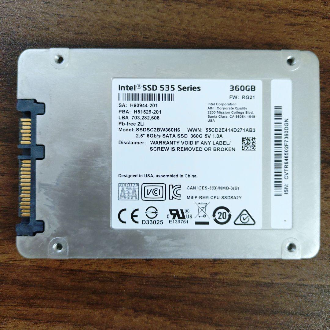Y*a様 INTEL SSD 535 series 360GB SSD ２個セッ