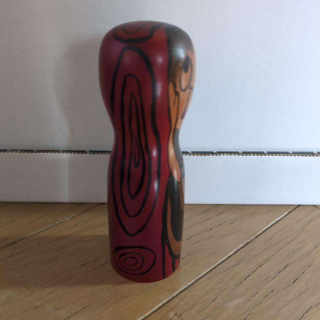 こけし/ムンクの叫び(大)/ムンク/高橋順子工人/中古品