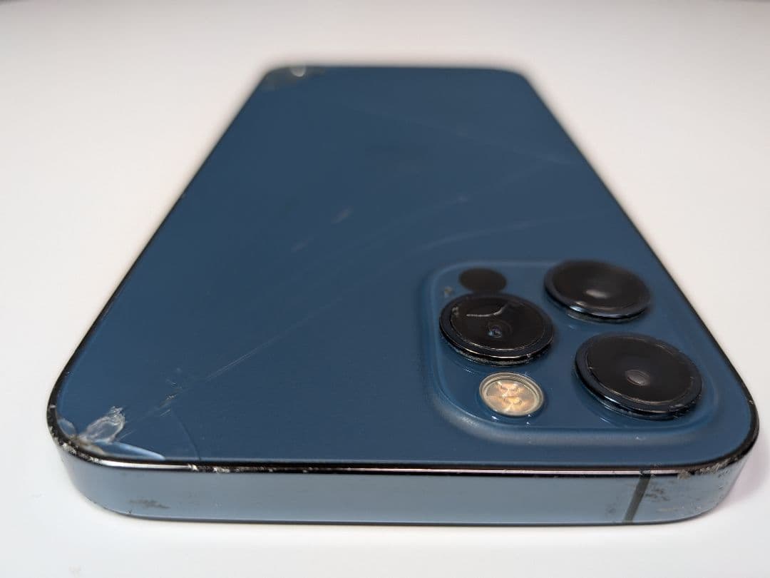 ⑨iPhone12Pro パシフィックブルー 256GB バッテリー76％