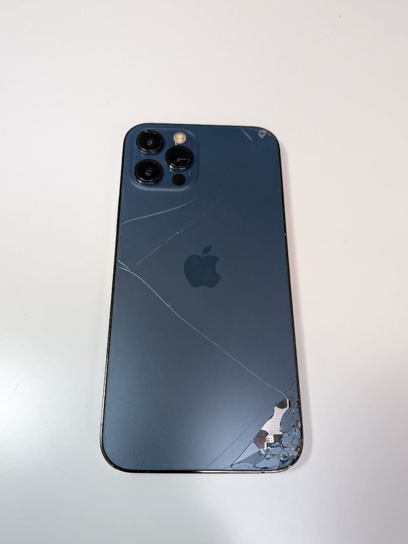 ⑨iPhone12Pro パシフィックブルー 256GB バッテリー76％