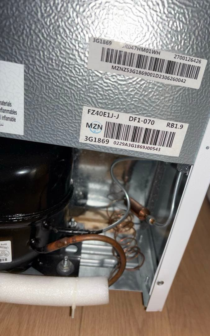 MAXZEN JR047HM01GR ホワイト 47L 冷蔵庫 高年式 美品