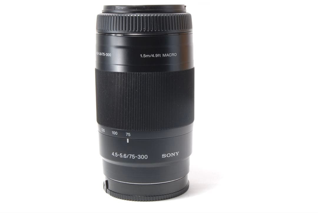 美品 SONY 75-300mm 初心者OK 望遠ズームレンズ 運動会に 動作◎