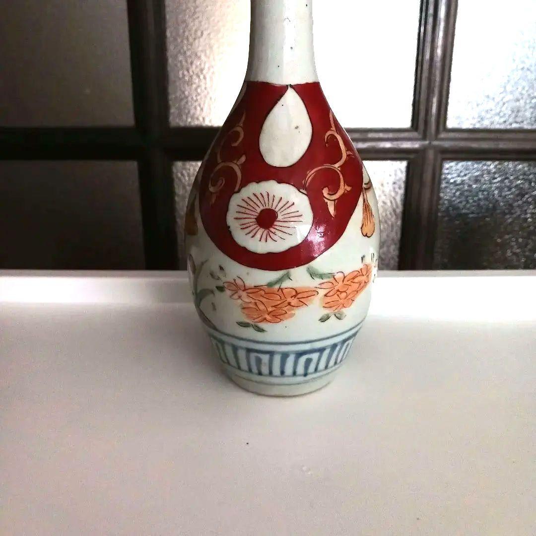 古伊万里　色絵　徳利