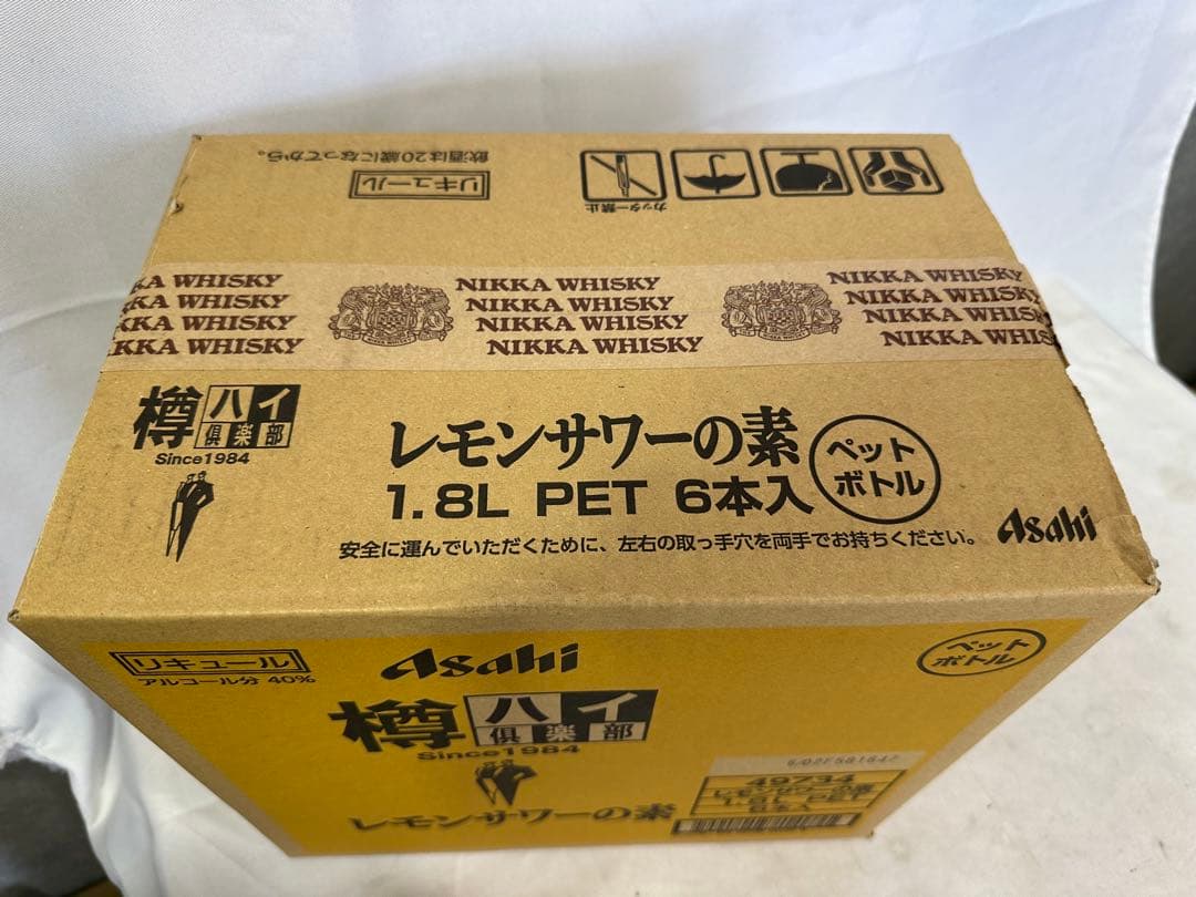 8 格安！アサヒ「樽ハイ倶楽部レモンサワ一の素 1800ml」の12本セット