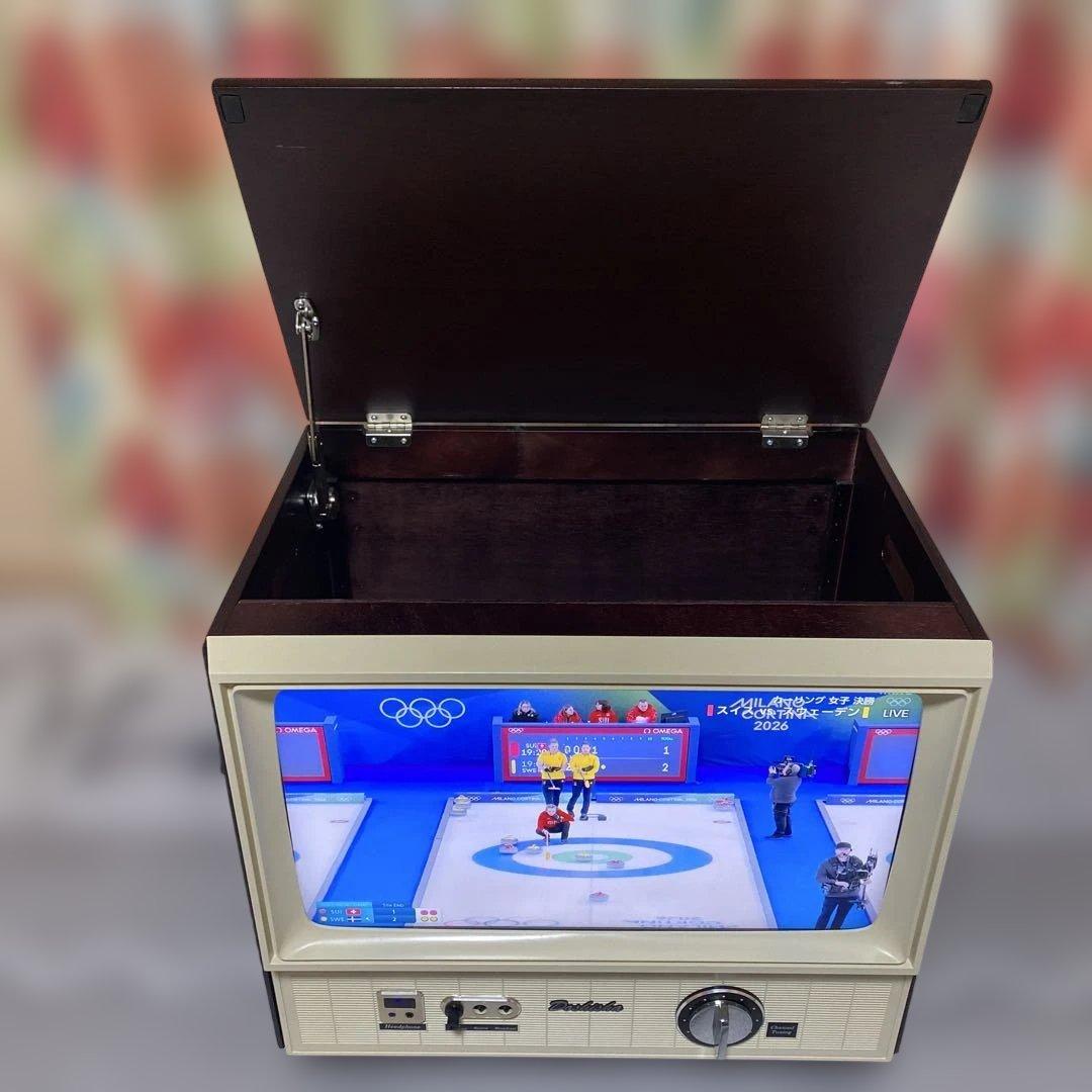 ドウシシャ　レトロ　液晶テレビ　VT203-BR