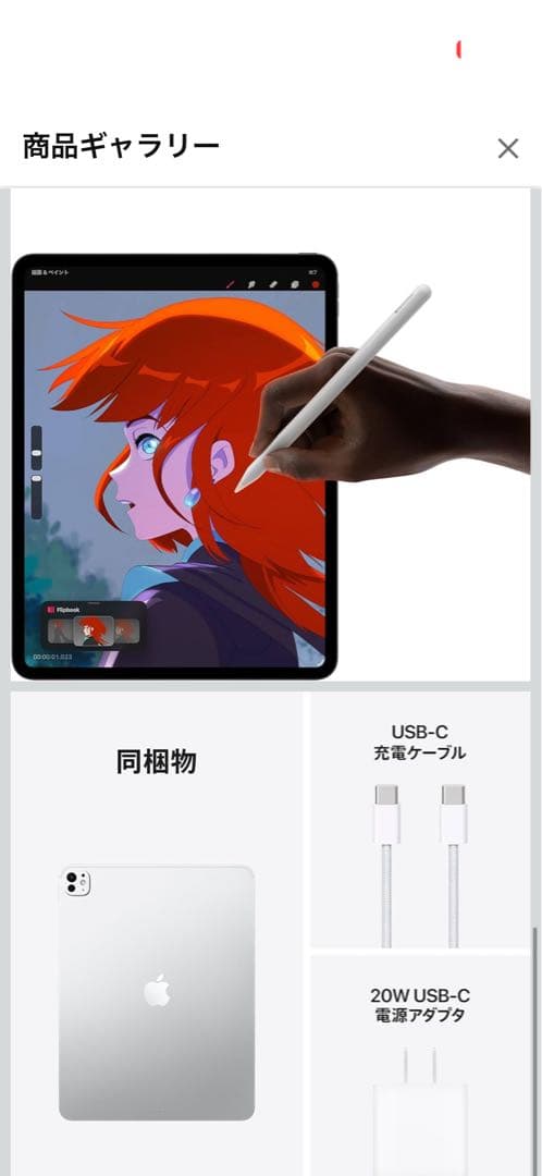 新品未開封Apple 13インチiPad Pro、1TB、Wi-Fi 7、M5