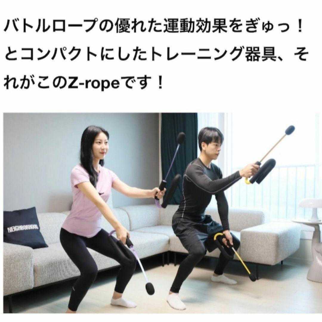 【新品】トレーニング ロープのいらないバトルロープ 持って上下に振るだけ！ 運動