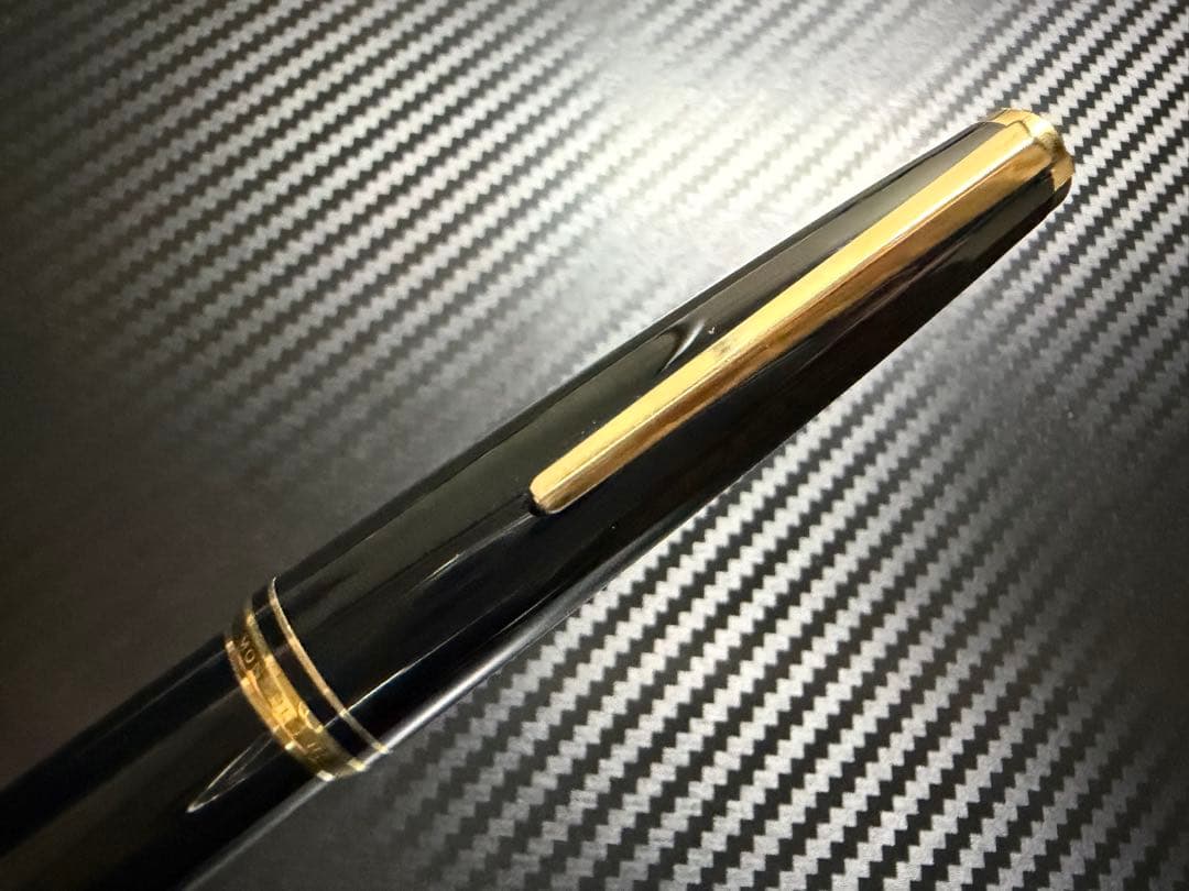 極美品 モンブラン No.221 万年筆 ブラック EF 極細字 両用式